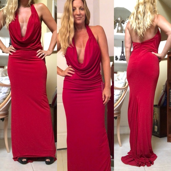 ‼️SOLD‼️NWT JVN by Jovani red formal gown size 4 - Picture 8 of 8